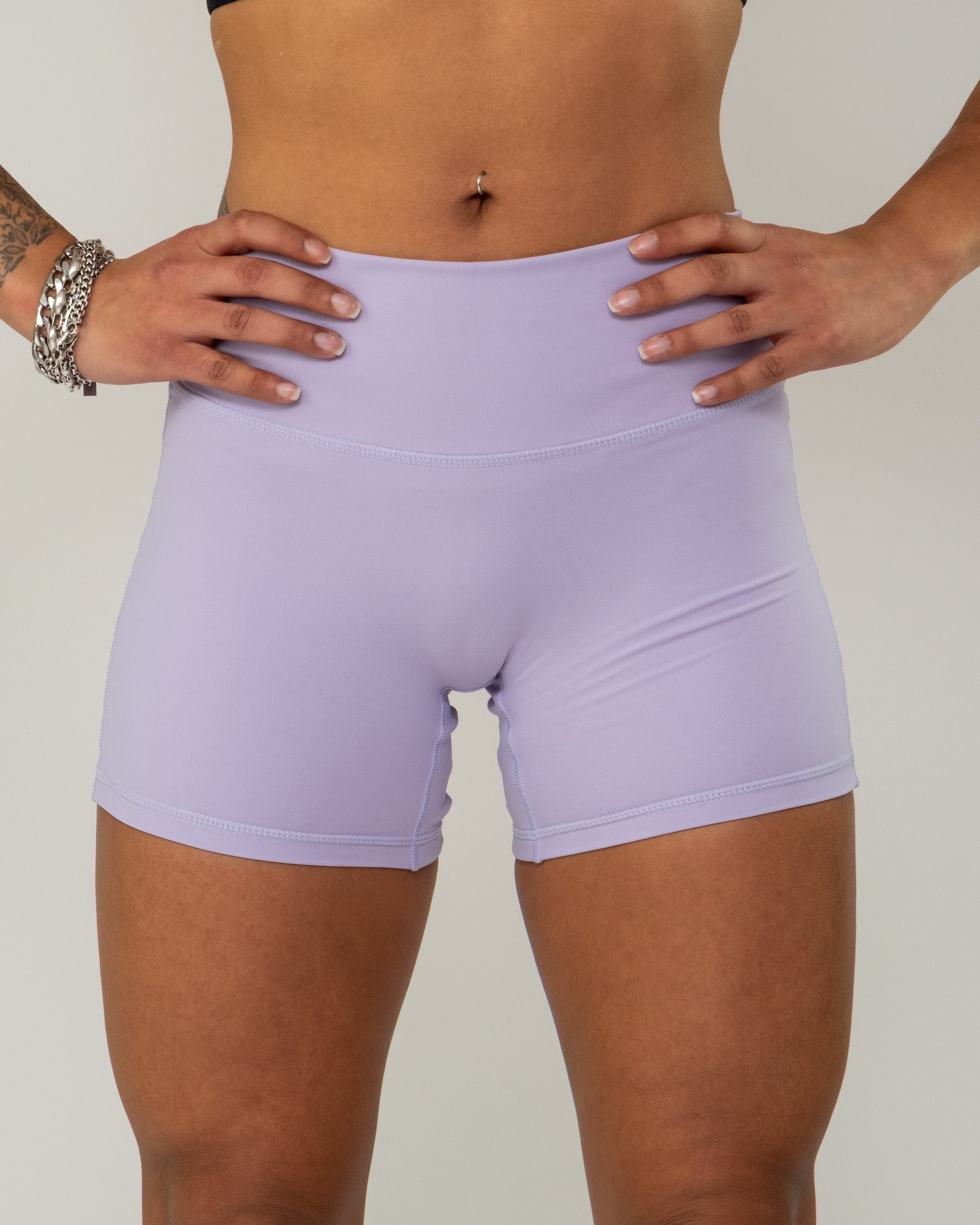 Short Necessary STENSED Purple