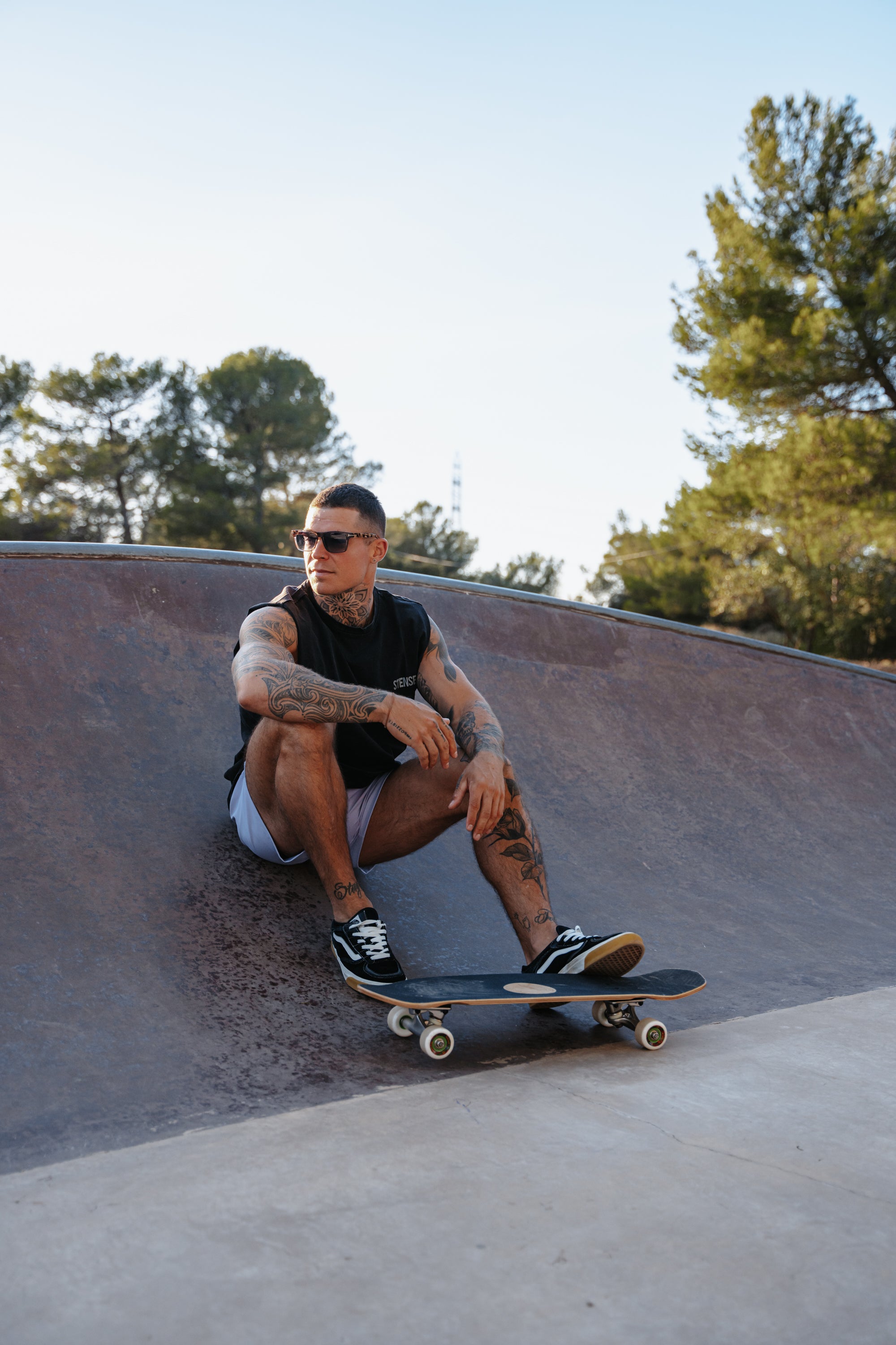 Tank Vintage Black STENSED