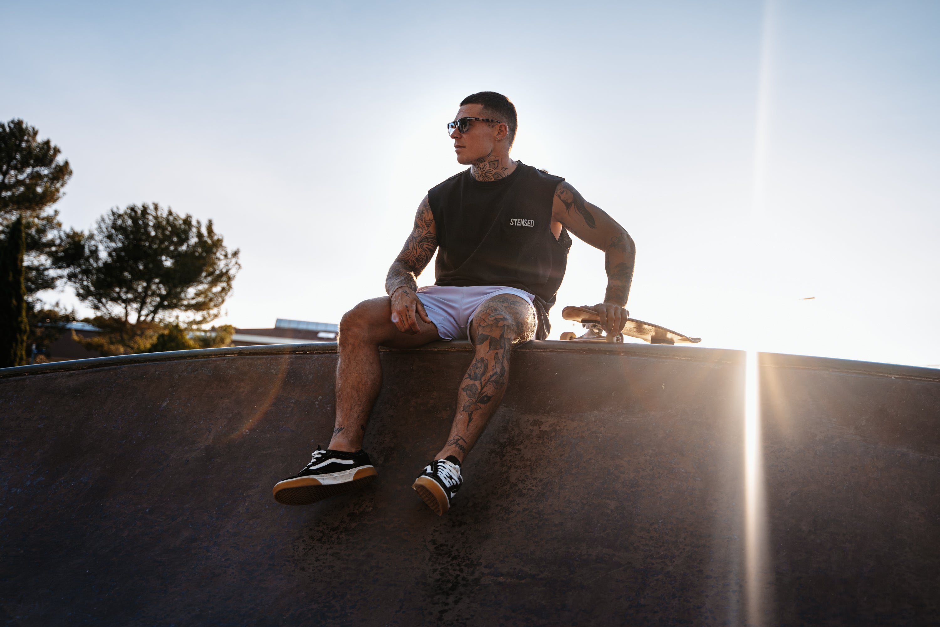 Tank Vintage Black STENSED