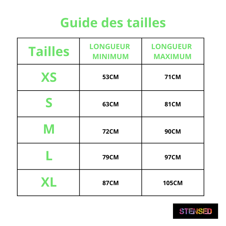 guide des tailles