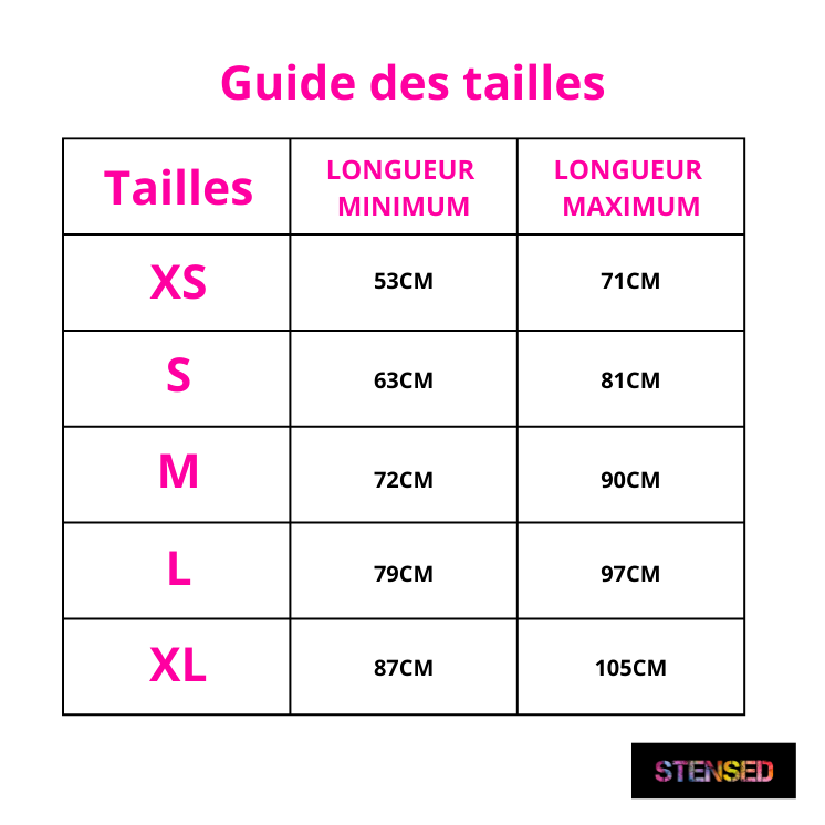 guide des tailles