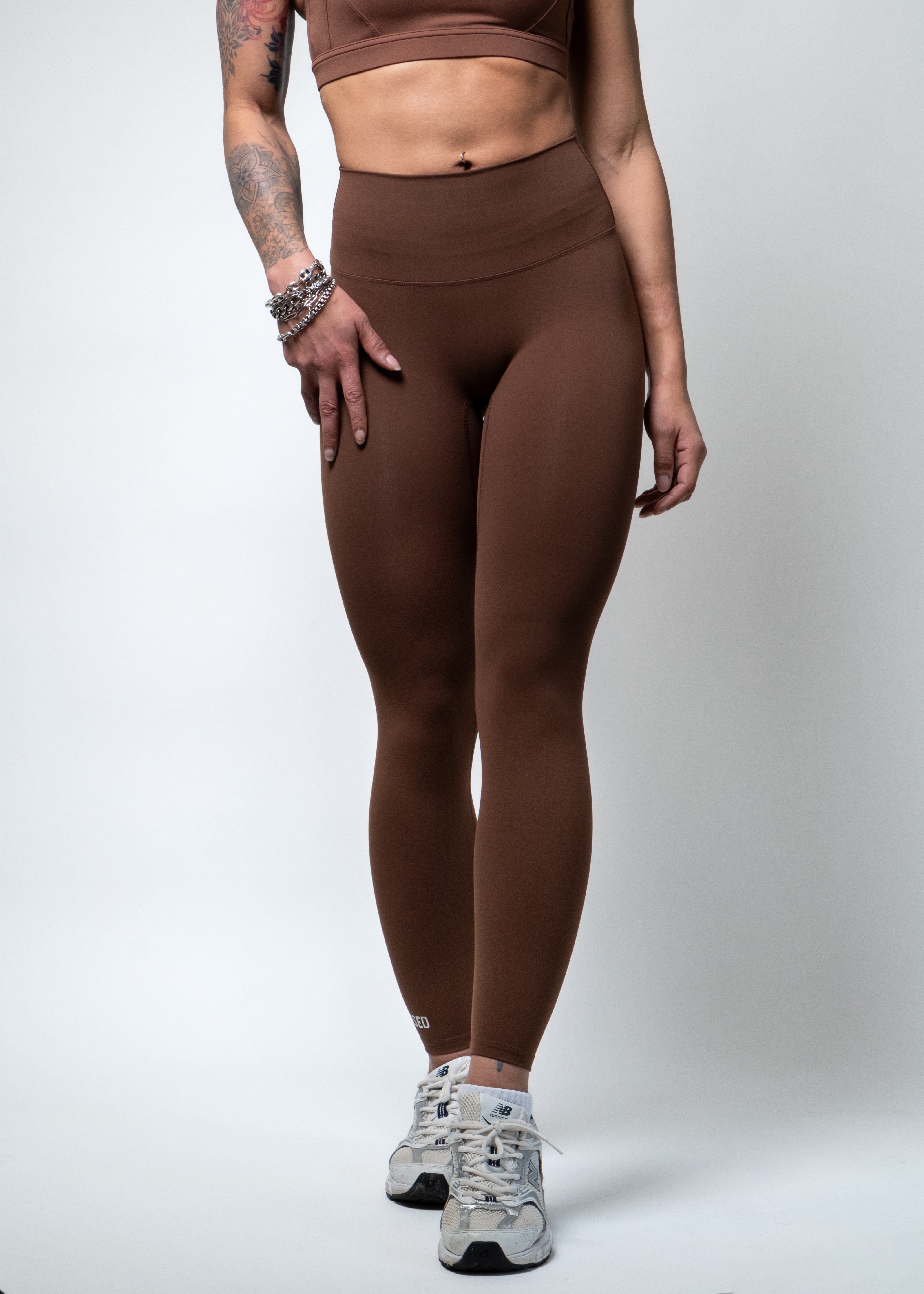 legging femme brown
