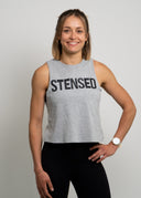 Camiseta sin mangas STENSED Tech Gris