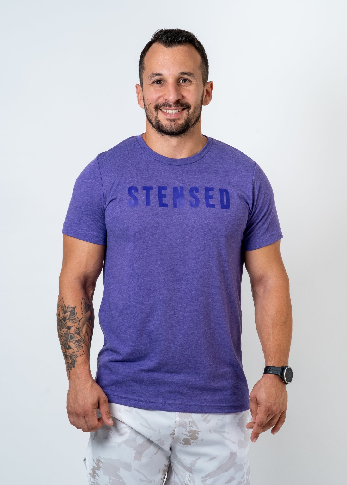 T-shirt STENSED Tri-Blend Purple