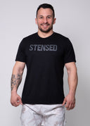 STENSED Camiseta Tri-Blend Negra