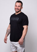 STENSED Camiseta Tri-Blend Negra