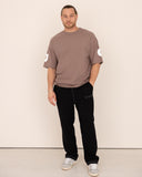 t-shirt-men-beige-oversized-front-view