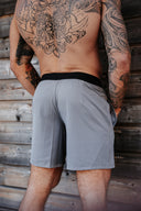 Short STRETCH Grey STENSED