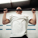 T-SHIRT OVERSIZE BLANC EN CROSS FIT