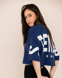 crop-top-Women-blue-oversized-back-view