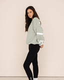 women oversized sweatshirt vert side view