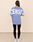 t-shirt-Women-bleu-oversized