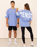 t-shirt-Women-bleu-oversized