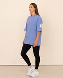 t-shirt-Women-bleu-oversized