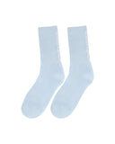 men women socks blue side view