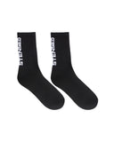 men women socks black side view