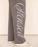 Men oversized gris pantalon side view