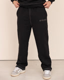 Men black pants front view
