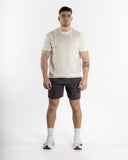 Men grey 7inch crossfit short front view 2