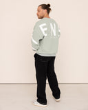 men oversized vert sweatshirt back view