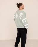 men oversized vert sweatshirt back view