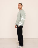 men oversized vert sweatshirt side view
