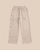 oversized beige pantalon front view
