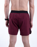 homme short rouge view