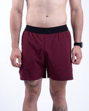 homme short rouge view
