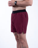 homme short rouge view