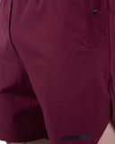 homme short rouge view
