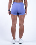 women violet short view