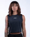 tank cropped femme noir view