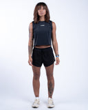 tank cropped femme noir view