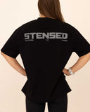 T-shirt oversized stensed Mindset gris
