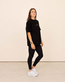 T-shirt oversized stensed Mindset gris