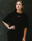 T-shirt oversized stensed Ghost Mustangs