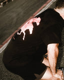 T-shirt oversized stensed Ghost Mustangs