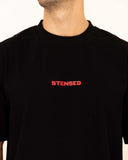 T-shirt oversized training mindset stensed
