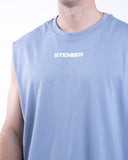 tank oversize bleu view