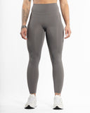 Women gray legging front view