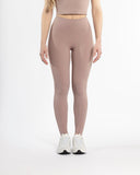Women pink legging front view