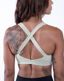 Women vert sport bra back view
