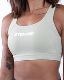 Women vert sport bra front view