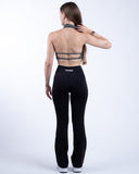 Women grenn sport bra view
