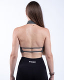 Women grenn sport bra view