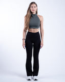 Women grenn sport bra view