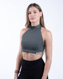 Women grenn sport bra view