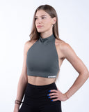 Women grenn sport bra view