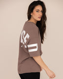 t-shirt-Women-beige-oversized-side-view